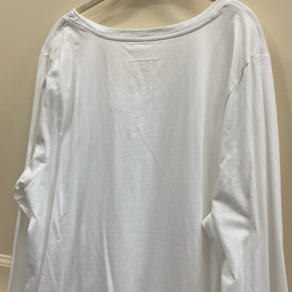 Soft Surroundings women’s size 2x white long sleeve tunic top - Picture 5 of 5
